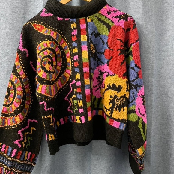 FARM Rio Multicolor Patterned Sweater - Picture 1 of 3